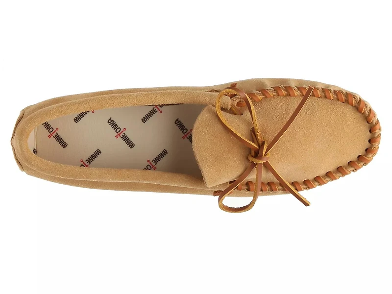 Leather Laced Slipper - Men's