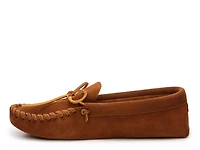 Leather Laced Softsole Slipper - Men's
