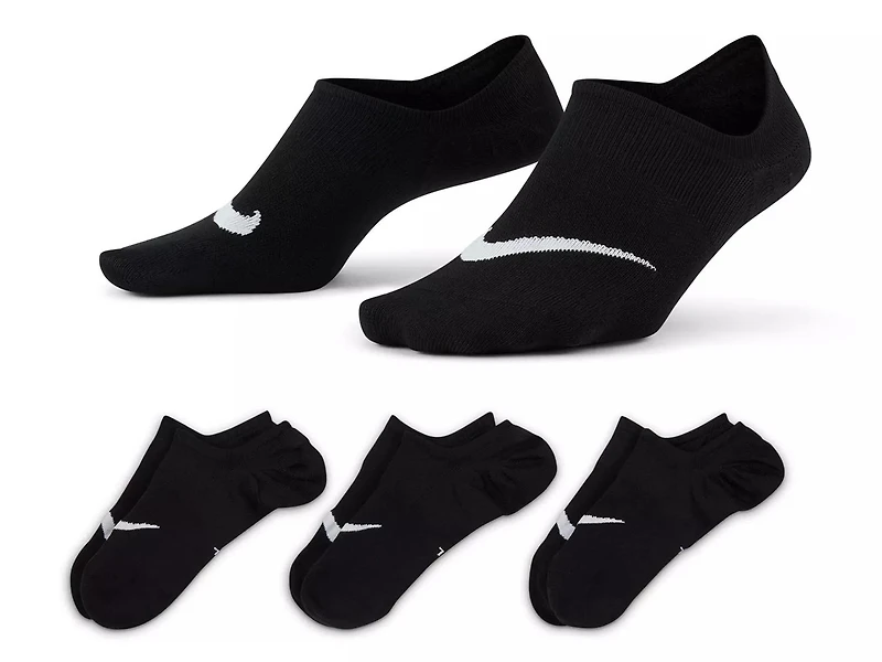 Everyday Plus Lightweight Women's No Show Liners - 3 Pack