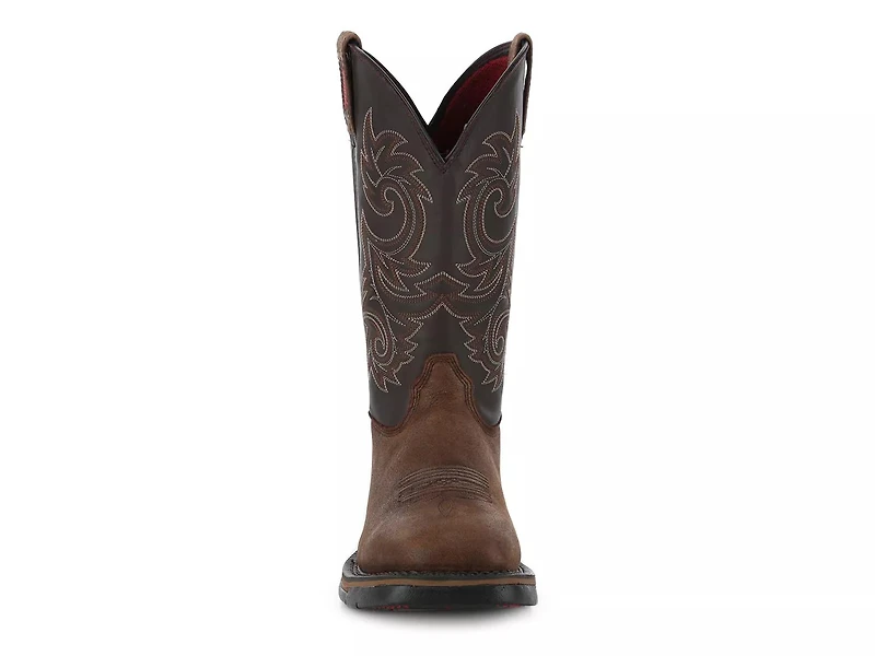 Long Range Steel Toe Western Boot