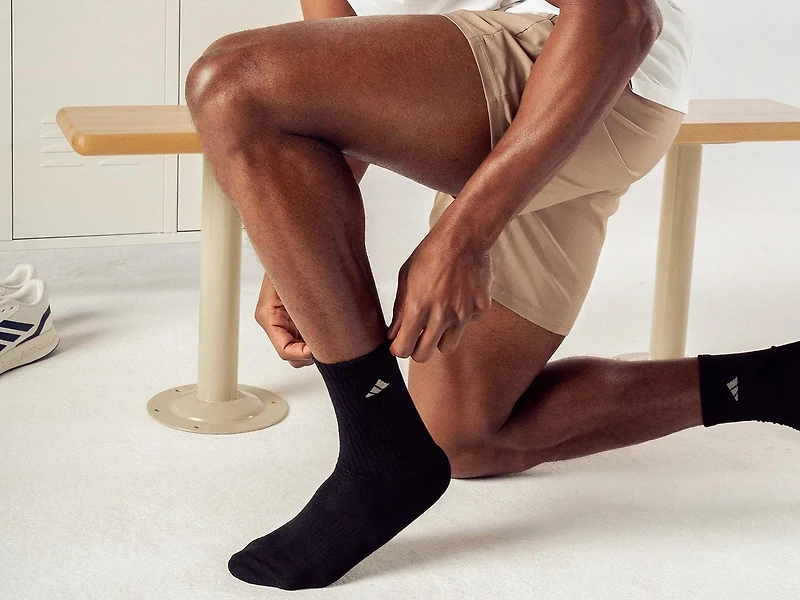 Athletic Cushioned Men's Crew Socks - 6 Pack