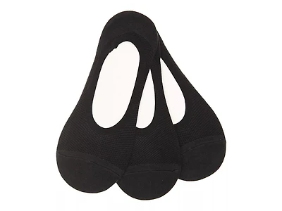 Cushioned Mesh Women's No Show Liners - 3 Pack