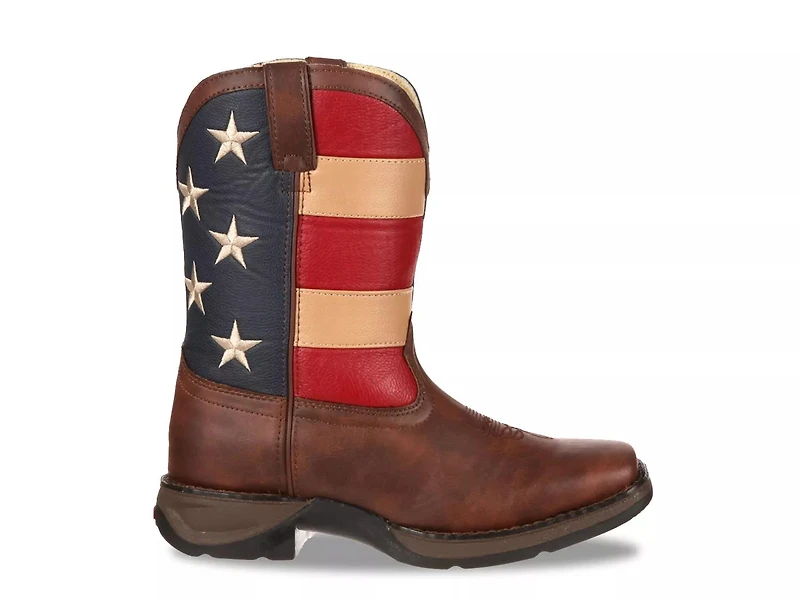 Patriotic Flag Cowboy Boot - Kids'