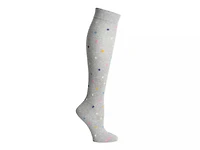 Dancing Dots Women's Compression Knee Socks