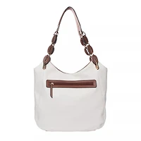 2 Tone Tassle Shoulder Bag