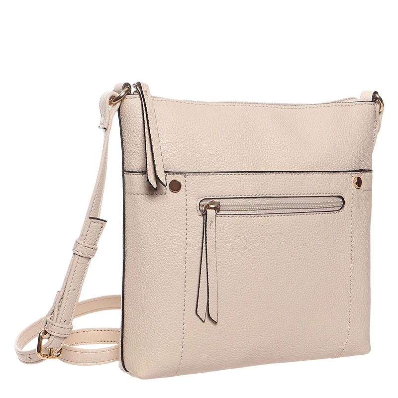 Women's Front Zip Crossbody Bag