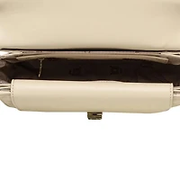 Women's Quilted Top Handle Bag Bone