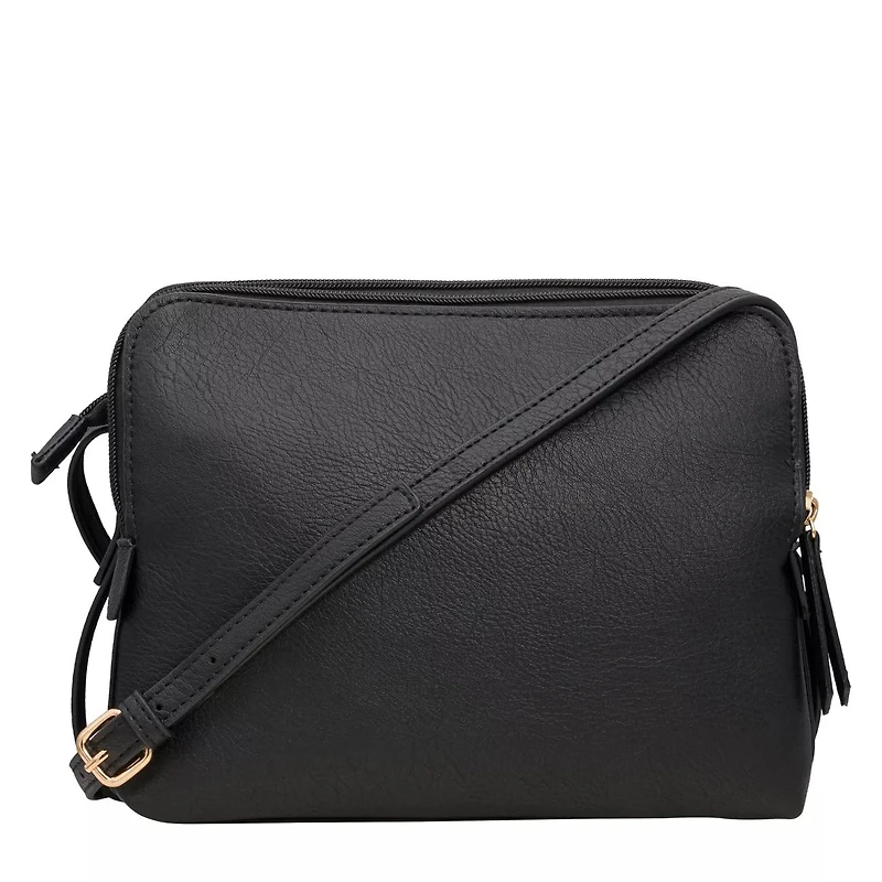 Front Zip Crossbody Bag