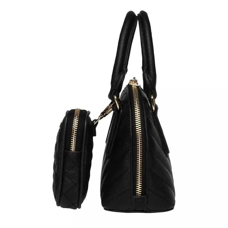 Quilted Mini Satchel Bag