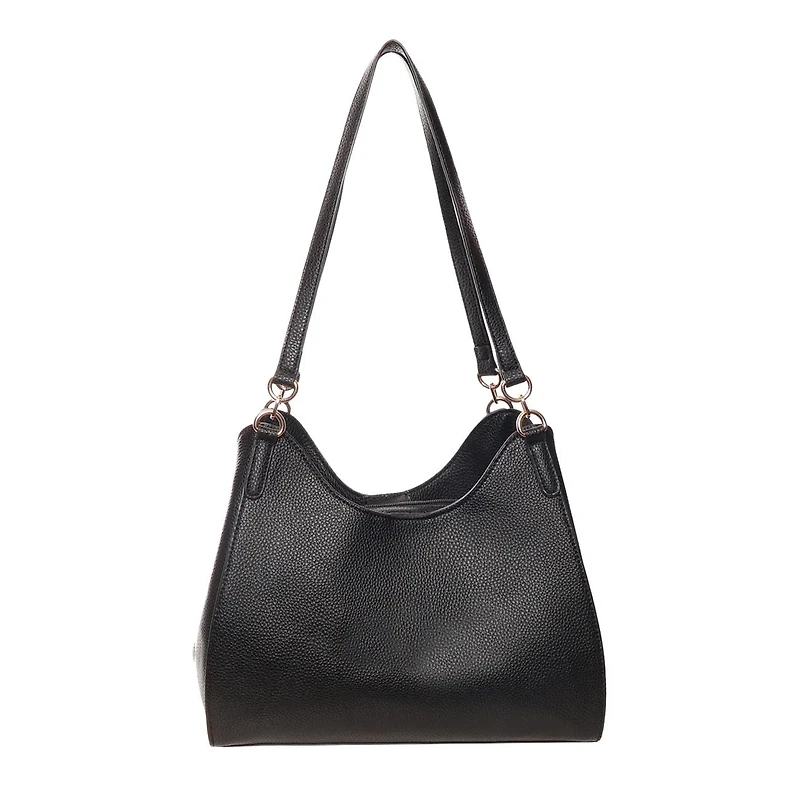 Triple Entry Shoulder Bag