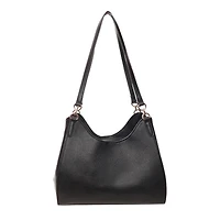 Triple Entry Shoulder Bag