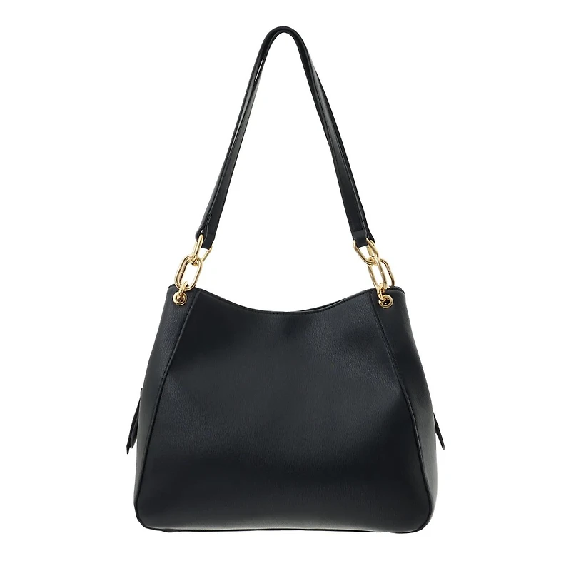 Triple Compartment Shoulder Bag
