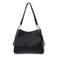 Triple Compartment Shoulder Bag