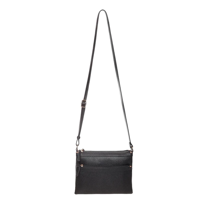 Multi Zip Crossbody Bag