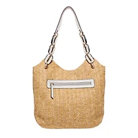 2 Tone Tassel Shoulder Bag