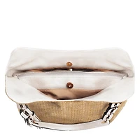 2 Tone Tassel Shoulder Bag