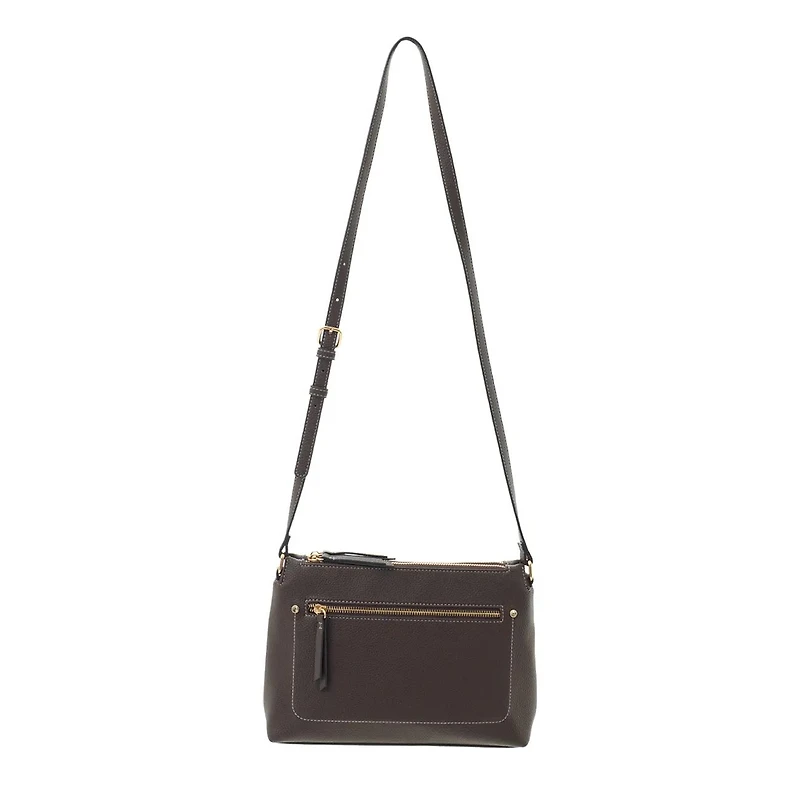 Women's Multi-Zip Crossbody Bag
