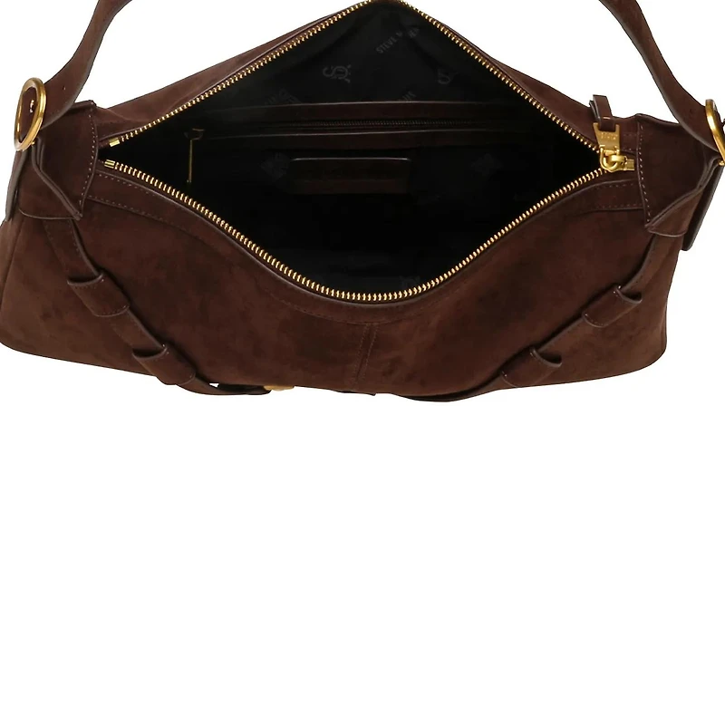 Women's Bjorn Faux Suede Shoulder Bag
