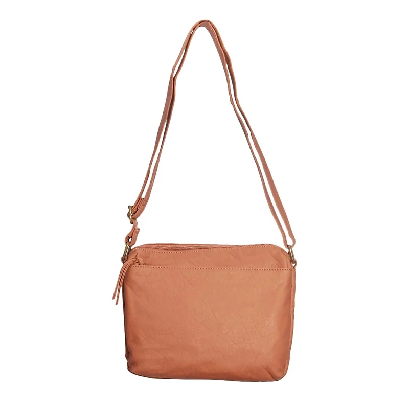 Elephant Washed Crossbody Bag