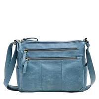 Double Zip Shoulder Bag