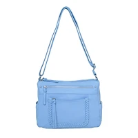 Braided Flap Crossbody
