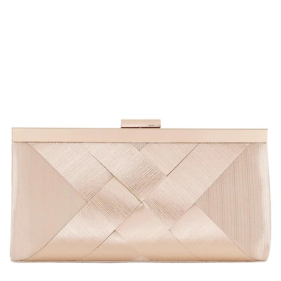 Basket Weave Evening Clutch