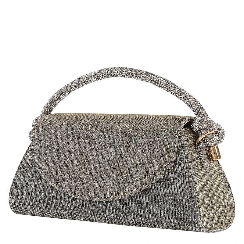 Foldover Knot Detail Clutch