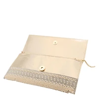 Women's Beaded Flap Evening Clutch