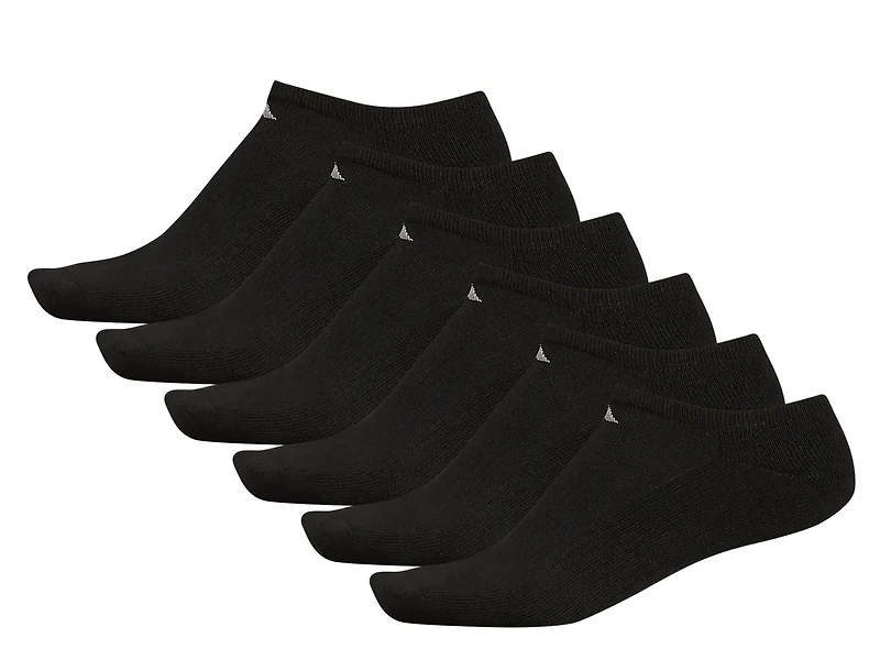 Athletic Cushioned Men’s No Show Socks - 6 Pack