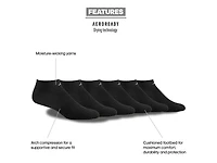 Athletic Cushioned Men’s No Show Socks - 6 Pack