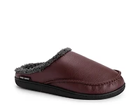 Faux Leather Clog Slipper - Men's