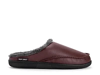 Faux Leather Clog Slipper - Men's