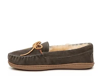 Sheepskin Hard Moccasin Slipper