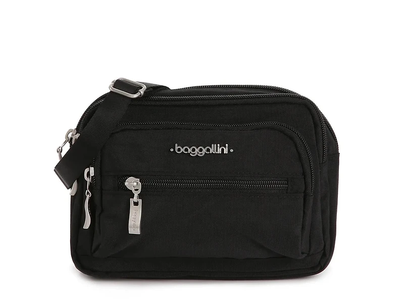 Triple Zip Crossbody