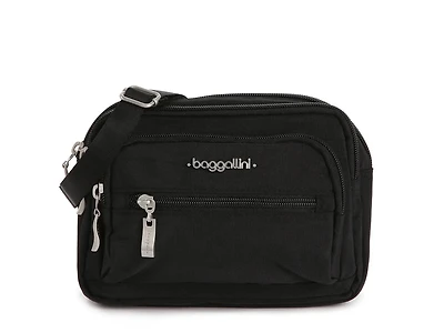 Triple Zip Crossbody