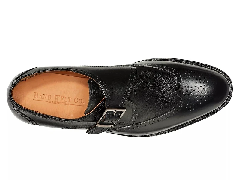 Roosevelt Wingtip Monk Strap Slip-On