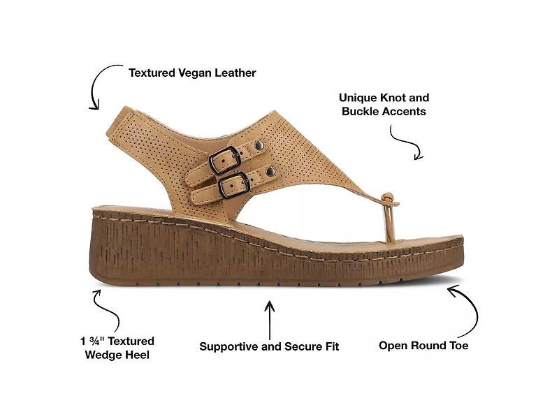 Mckell Wedge Sandal
