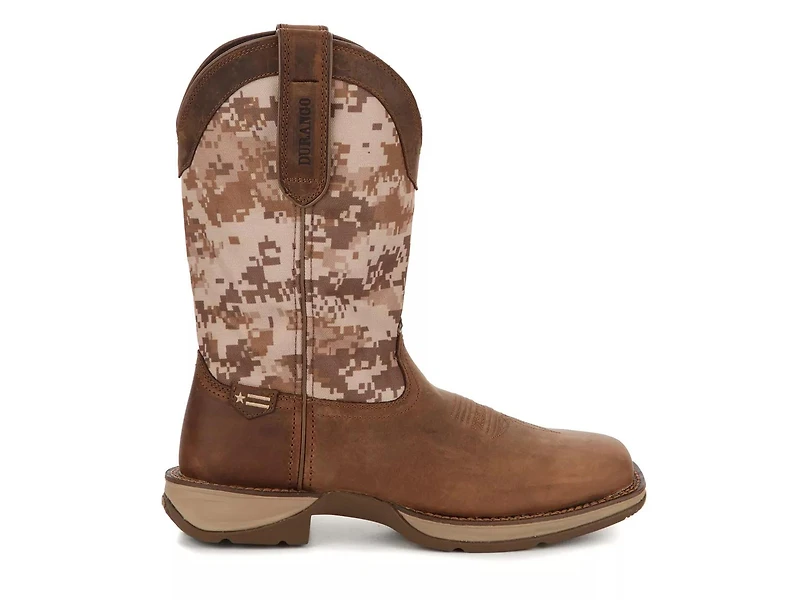 Rebel Desert Camo Cowboy Boot