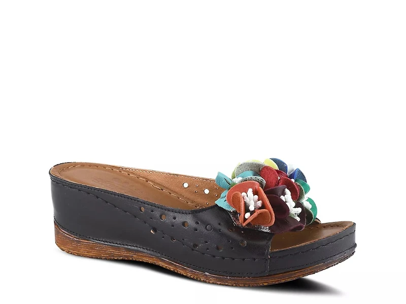 Flowerchild Wedge Sandal