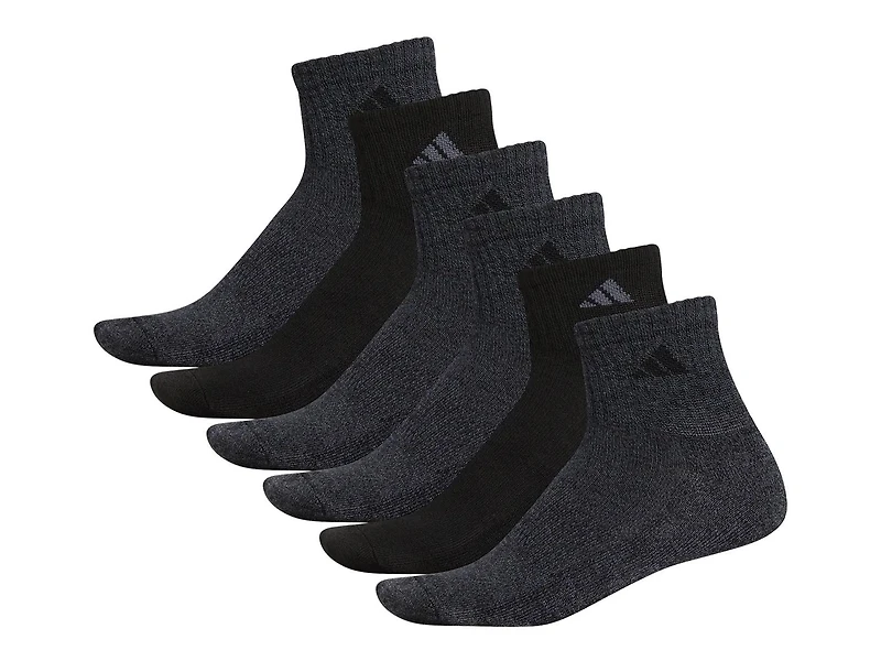 Athletic Cushioned Men’s Quarter Ankle Socks