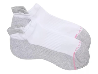 Solid Half-Cushion Compression No Show Socks - 2 Pack