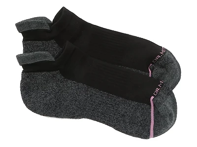 Solid Women's No Show Compression Socks - 2 Pack