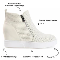 Pennelope High-Top Wedge Sneaker