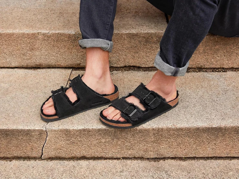 Arizona Shearling Slide Sandal