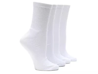 Solid Men's Crew Socks - 4 Pack