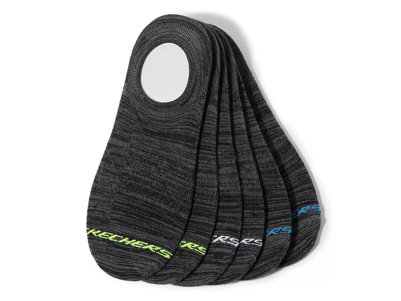 6-Pair Men's No Show Socks