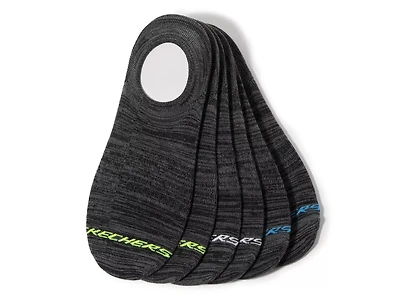 6-Pair Men's No Show Socks