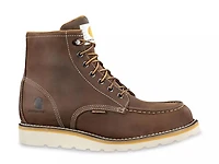 6-Inch Waterproof Steel Toe Wedge Work Boot - Men's