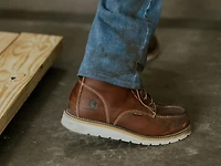 6-Inch Waterproof Steel Toe Wedge Work Boot - Men's