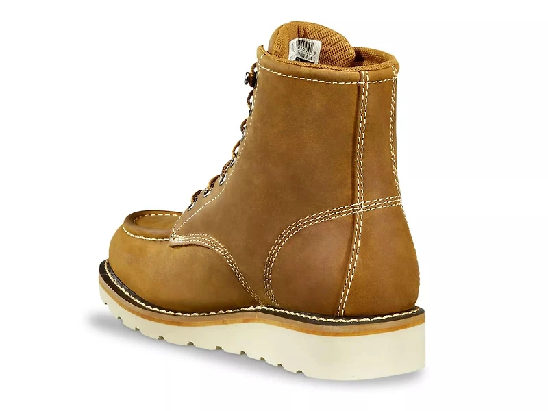 Waterproof Steel Toe Wedge Work Boot - Women's